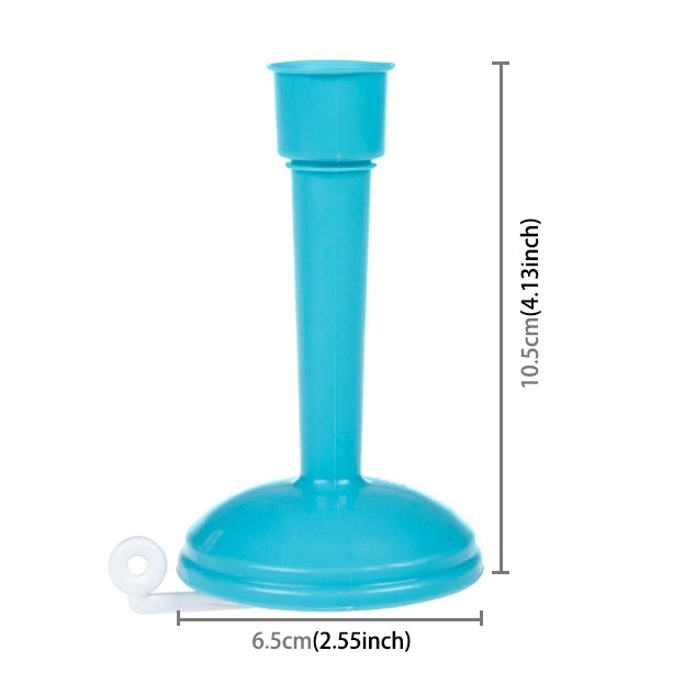 2 PCS Faucet Splash Water-saving Shower Bath Adjustable Valve Filter Water Saving Devices, Small Size: 6.5 x 10.5cm, Suitable for 17mm Diameter Round Faucets(Blue) - Faucets & Accessories by buy2fix | Online Shopping UK | buy2fix