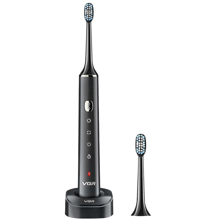 VGR V-809 IPX7 USB Sonic Electric Toothbrush with Memory Function(Black) - Toothbrushes by VGR | Online Shopping UK | buy2fix