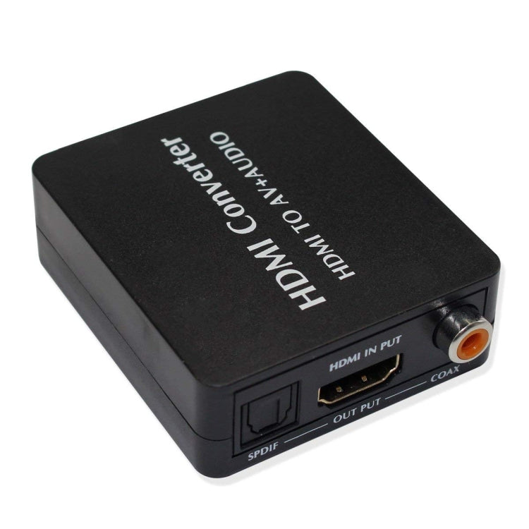 HDMI to AV Audio Converter Support SPDIF Coaxial Audio NTSC PAL Composite Video HDMI to 3RCA Adapter for TV /PC /PS3 / Blue-ray DVD - Splitter by buy2fix | Online Shopping UK | buy2fix