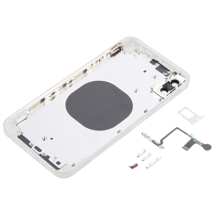 Back Cover with Appearance Imitation of iP15 Pro Max for iPhone XS Max(White) - Back Cover by buy2fix | Online Shopping UK | buy2fix