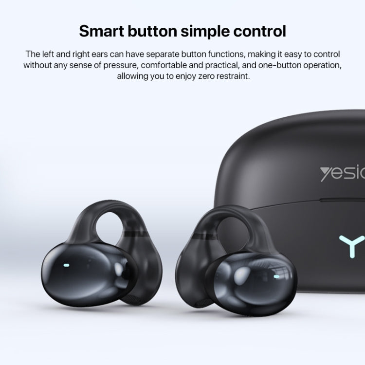 Yesido YSP14 Air Conduction Bluetooth 5.3 Wireless Ear Clip Earphone - Bluetooth Earphone by Yesido | Online Shopping UK | buy2fix