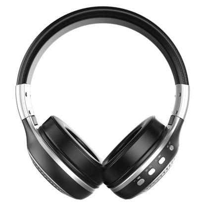 Zealot B19 Folding Headband Bluetooth Stereo Music Headset with Display for iPhone, Galaxy, Huawei, Xiaomi, LG, HTC and Other Smart Phones(Silver) - Headset & Headphone by ZEALOT | Online Shopping UK | buy2fix