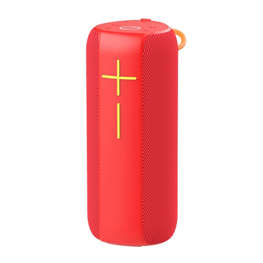 HOPESTAR P14 Pro Portable Outdoor Waterproof Wireless Bluetooth Speaker, Support Hands-free Call & U Disk & TF Card & 3.5mm AUX & FM (Red) - Desktop Speaker by HOPESTAR | Online Shopping UK | buy2fix