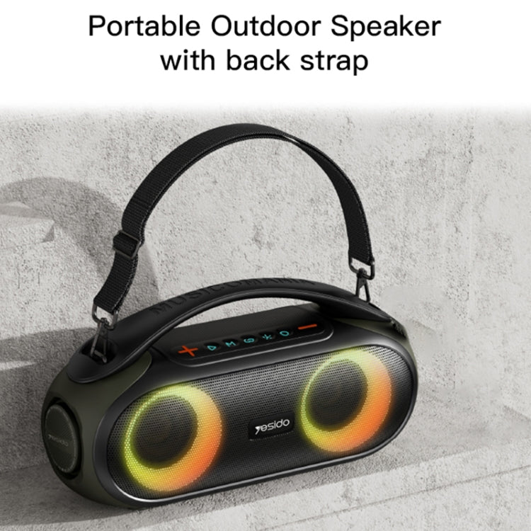 Yesido YSW19 Colorful RGB Portable Outdoor Bluetooth Speaker - Desktop Speaker by Yesido | Online Shopping UK | buy2fix