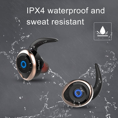 AWEI T1 Sports Headset IPX4 Waterproof Wireless Bluetooth V4.2 Stereo Earphone, Support TWS(Silver) - TWS Earphone by awei | Online Shopping UK | buy2fix