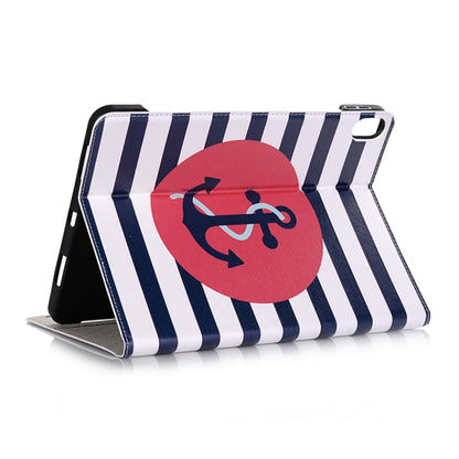 Ship Anchor Pattern Horizontal Flip Leather Case for iPad Air 11 2024 / iPad Pro 11 inch (2018),with Card Slots & Holder & Wallet & Photo Frame & Pen slot - iPad Pro 11 (2018) Cases by buy2fix | Online Shopping UK | buy2fix