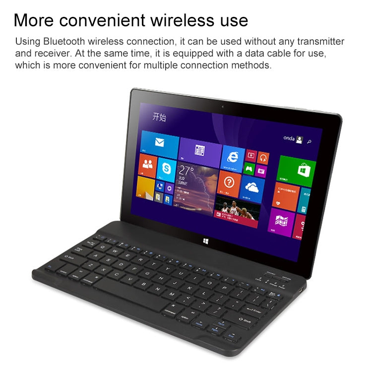 Teclast Portable Bluetooth Wireless Tablet Keyboard(Black) - Others Keyboard by TECLAST | Online Shopping UK | buy2fix