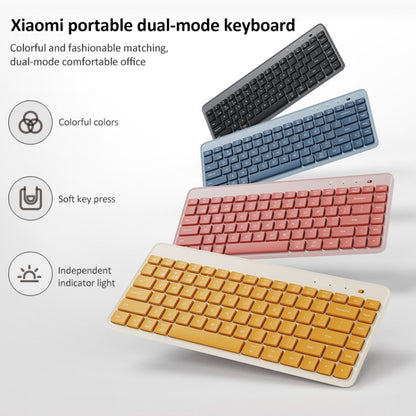 Original Xiaomi XMBXJP01YM 85 Keys Portable Dual-mode Keyboard (Dark Gray) - Wireless Keyboard by Xiaomi | Online Shopping UK | buy2fix