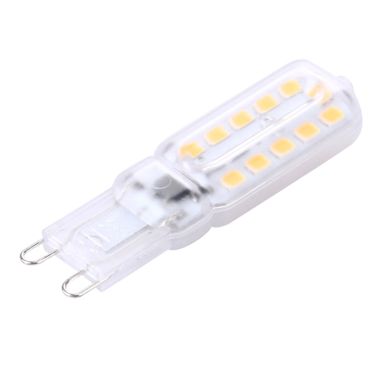 G9 3W 300LM Transparent Cover Corn Light Bulb, 22 LED SMD 2835, AC 220-240V(Warm White) - LED Blubs & Tubes by buy2fix | Online Shopping UK | buy2fix