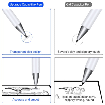 2 in 1 Stationery Writing Tools Metal Ballpoint Pen Capacitive Touch Screen Stylus Pen for Phones, Tablets (Silver) - Stylus Pen by buy2fix | Online Shopping UK | buy2fix