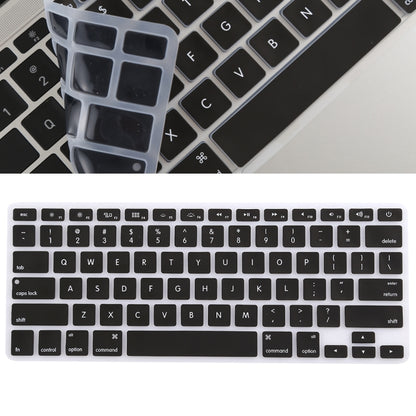 Keyboard Protector Silica Gel Film for MacBook Pro 13 / 15 & Air 13 (A1466 / A1502 / A1278 / A1286)(Black) - Keyboard Protector by buy2fix | Online Shopping UK | buy2fix