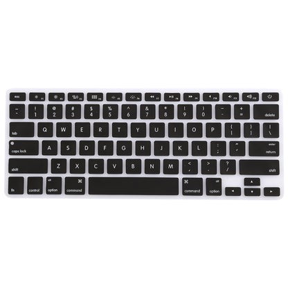 Keyboard Protector Silica Gel Film for MacBook Pro 13 / 15 & Air 13 (A1466 / A1502 / A1278 / A1286)(Black) - Keyboard Protector by buy2fix | Online Shopping UK | buy2fix