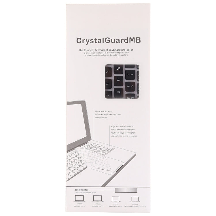 Keyboard Protector Silica Gel Film for MacBook Pro 13 / 15 & Air 13 (A1466 / A1502 / A1278 / A1286)(Black) - Keyboard Protector by buy2fix | Online Shopping UK | buy2fix