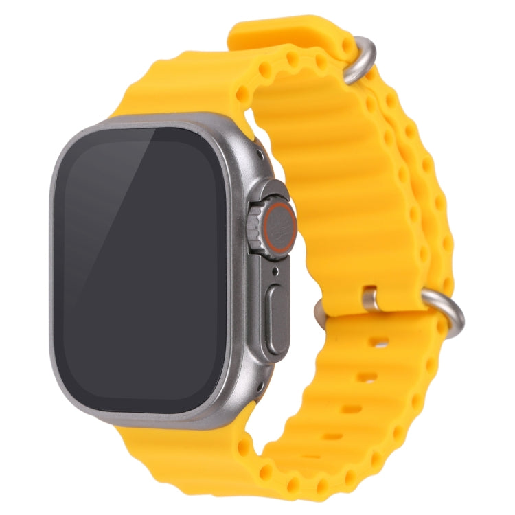 For Apple Watch Ultra 49mm Black Screen Non-Working Fake Dummy Display Model (Yellow) - Watch Model by buy2fix | Online Shopping UK | buy2fix