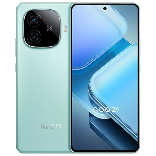 vivo iQOO Z9, Dual Back Cameras, 8GB+128GB, Face ID Screen Fingerprint Identification, 6.78 inch Android 14.0 OriginOS 4 Snapdragon 7 Gen 3 Octa Core 2.63GHz, OTG, NFC, Network: 5G, Support Google Play (Mint Green) - vivo by vivo | Online Shopping UK | buy2fix