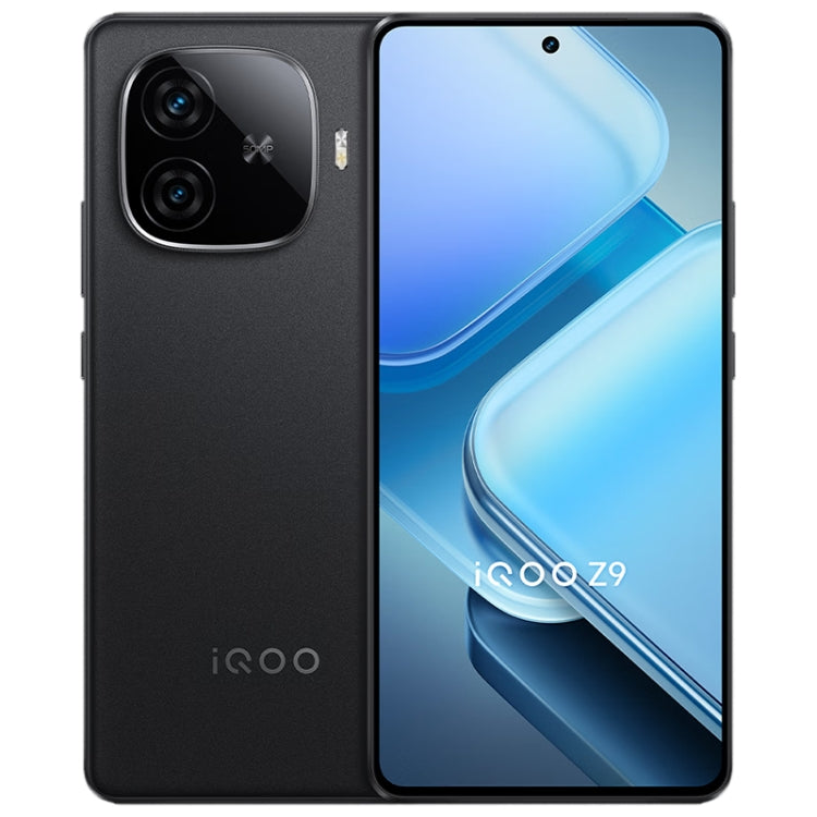 vivo iQOO Z9, Dual Back Cameras, 8GB+256GB, Face ID Screen Fingerprint Identification, 6.78 inch Android 14.0 OriginOS 4 Snapdragon 7 Gen 3 Octa Core 2.63GHz, OTG, NFC, Network: 5G, Support Google Play (Black) - vivo by vivo | Online Shopping UK | buy2fix