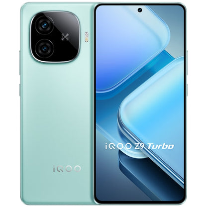 vivo iQOO Z9 Turbo, Dual Back Cameras, 12GB+512GB, Face ID Screen Fingerprint Identification, 6.78 inch Android 14.0 OriginOS 4 Snapdragon 8s Gen 3 Octa Core 3.0GHz, OTG, NFC, Network: 5G, Support Google Play (Mint Green) - vivo by vivo | Online Shopping UK | buy2fix