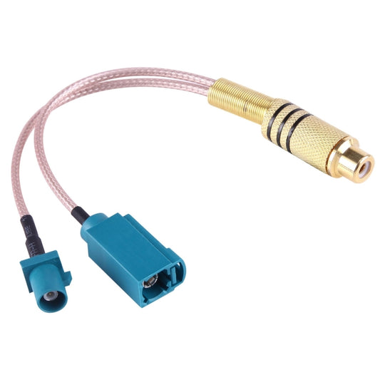 15cm RCA Female to  FAKRA Male + FAKRA Z Type Female RG316 Cable with Spring - Connectors by buy2fix | Online Shopping UK | buy2fix