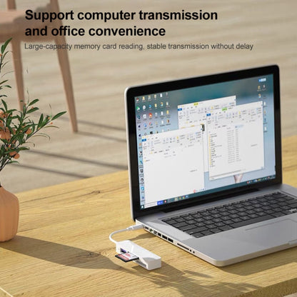 4 in 1 MS + SD + TF + USB2.0 Multi-function Card Reader for Type-C Devices - U Disk & Card Reader by buy2fix | Online Shopping UK | buy2fix