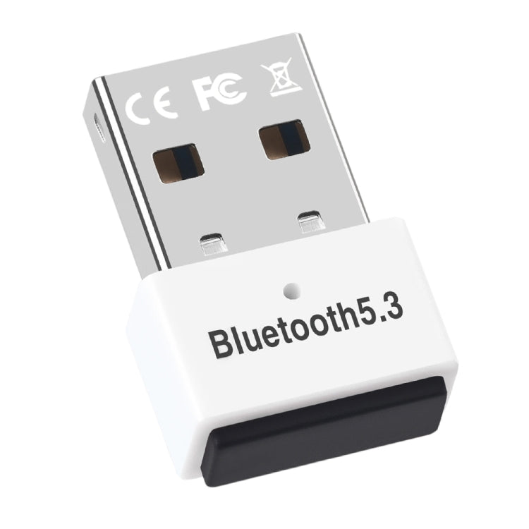 USB External Bluetooth 5.3 Adapter (White) - Bluetooth Dongle by buy2fix | Online Shopping UK | buy2fix