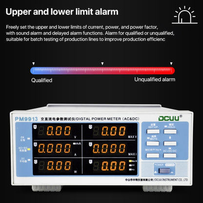 DCUU PM9913 Intelligent Electrical Parameters Measuring Instrument(US Plug) - Current & Voltage Tester by buy2fix | Online Shopping UK | buy2fix