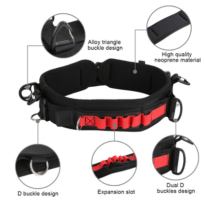 PULUZ 2 in 1 Multi-functional Bundle Waistband Strap + Double Shoulders Strap Kits with Hook for SLR / DSLR Cameras - Camera Strap by PULUZ | Online Shopping UK | buy2fix