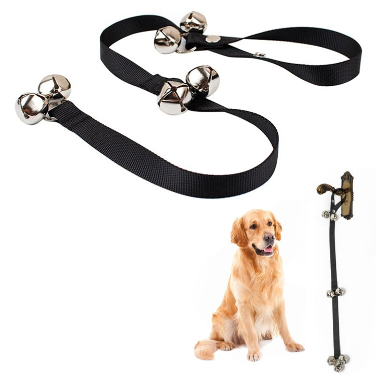 Pet Doorbell Rope Dog Training Out Alarm Bell Lanyard Guide - Training Aids by buy2fix | Online Shopping UK | buy2fix