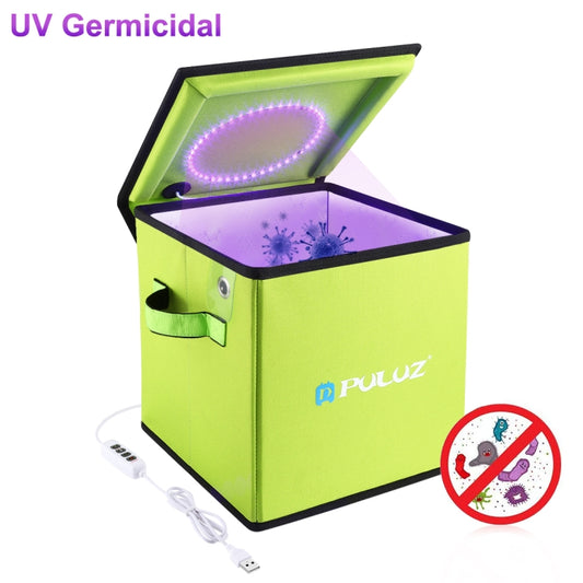 PULUZ 20cm UVC Light Germicidal Sterilizer Disinfection Tent Box - Sterilizers by PULUZ | Online Shopping UK | buy2fix