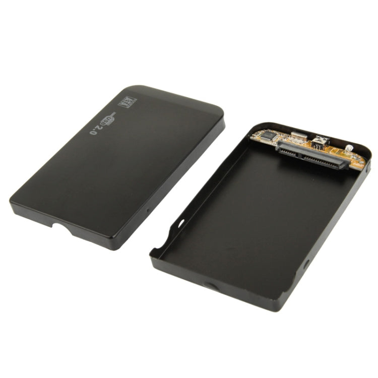 2.5 inch SATA HDD External Case, Size: 126mm x 75mm x 13mm (Black) - HDD Enclosure by buy2fix | Online Shopping UK | buy2fix