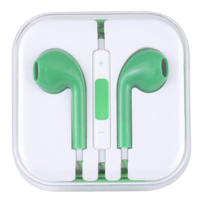 EarPods Wired Headphones Earbuds with Wired Control & Mic(Green) - In Ear Wired Earphone by buy2fix | Online Shopping UK | buy2fix