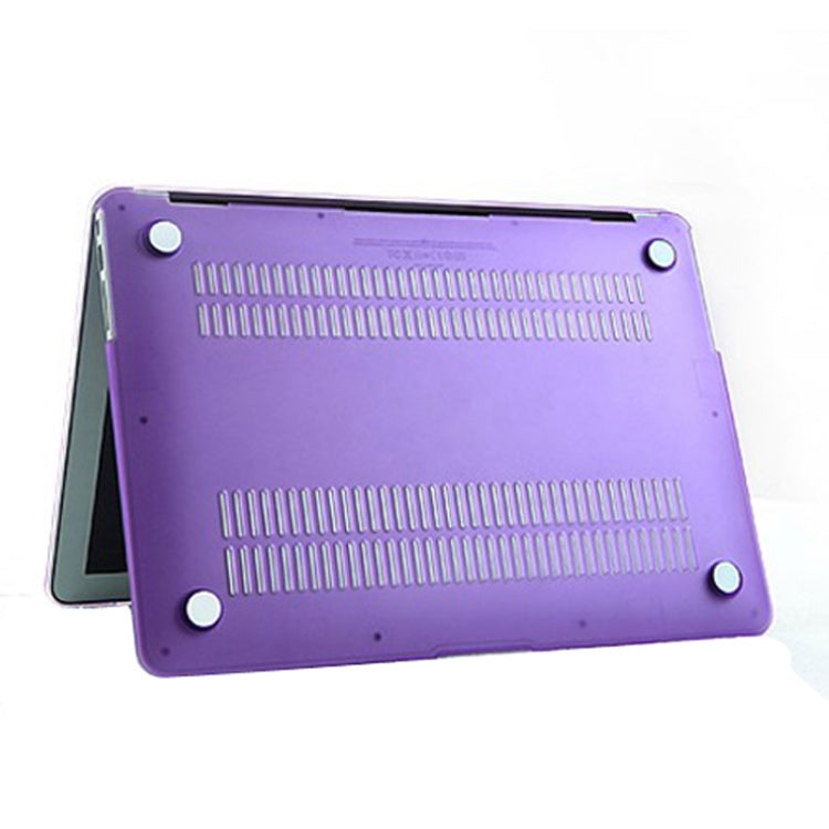 For Macbook Air 11.6 inch Frosted Hard Plastic Protection Case(Purple) - MacBook Air Cases by buy2fix | Online Shopping UK | buy2fix