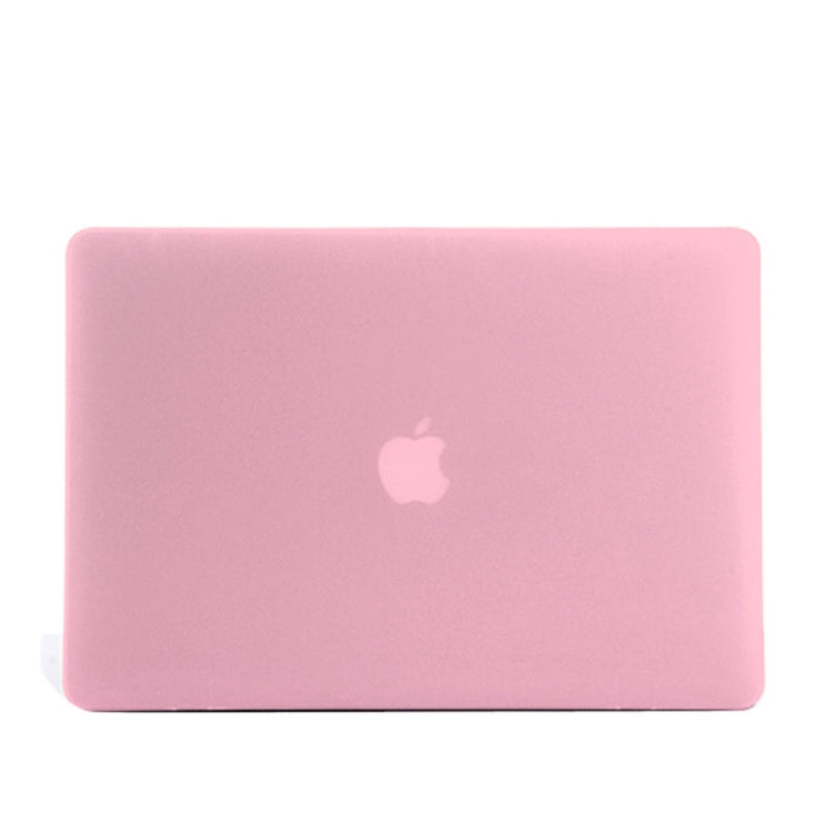 Frosted Hard Protective Case for Macbook Pro Retina 15.4 inch  A1398(Pink) - MacBook Pro Cases by buy2fix | Online Shopping UK | buy2fix