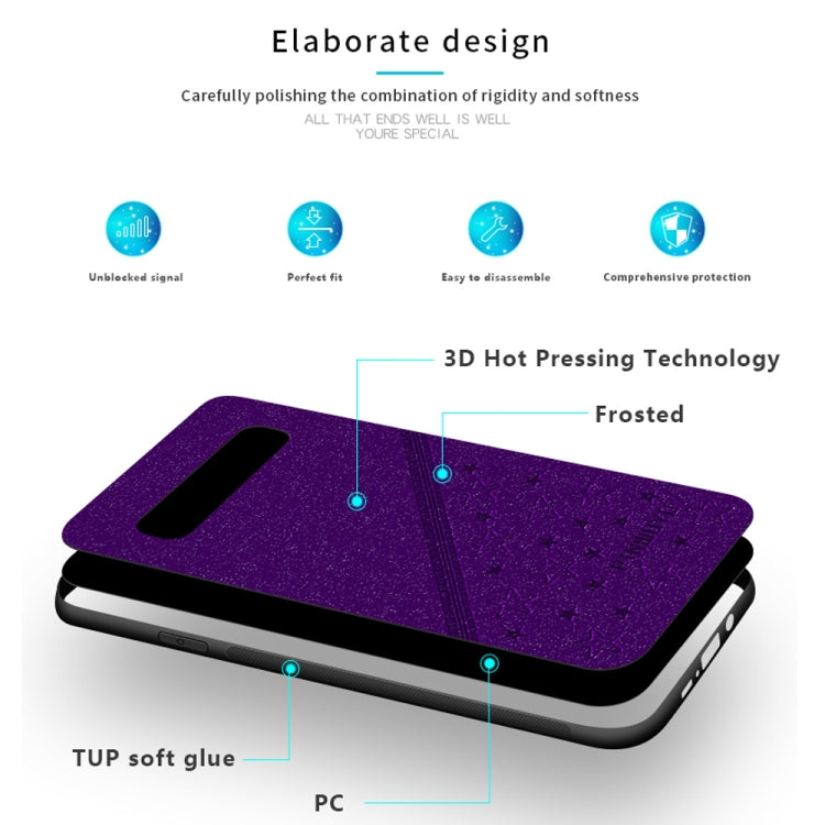 PINWUYO Full Coverage Waterproof Shockproof PC+TPU+PU Case for Galaxy S10 (Blue) - Galaxy Phone Cases by PINWUYO | Online Shopping UK | buy2fix