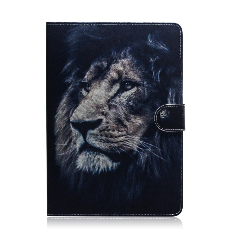 Lion Pattern Horizontal Flip Leather Case for Galaxy Tab A 8 (2019) / P200 / P205, with Holder & Card Slot & Wallet - Tab A 8.0 & S Pen (2019) P200/P205 by buy2fix | Online Shopping UK | buy2fix