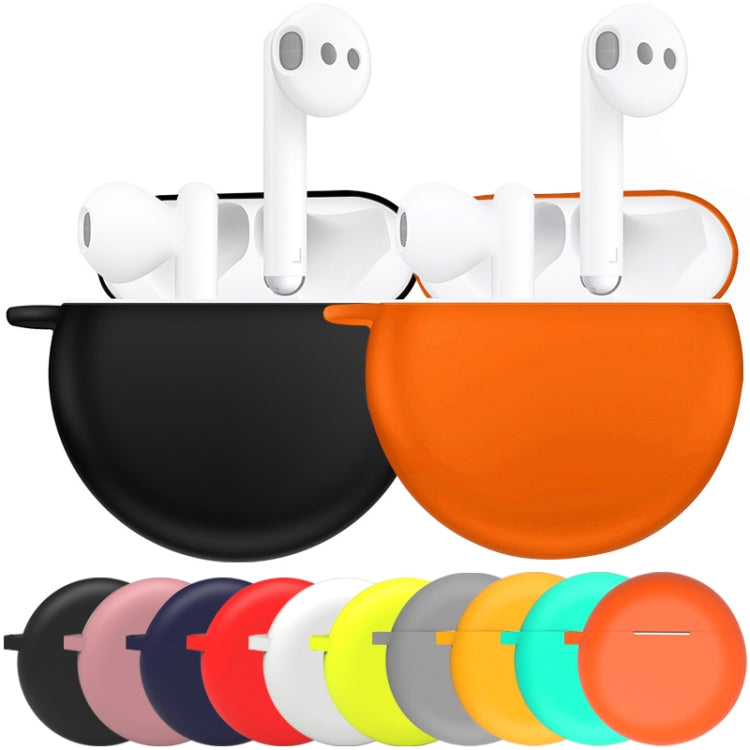 For Huawei FreeBuds 3 Silicone Wireless Bluetooth Earphone Protective Case Storage Box(Orange) - Huawei Earphone Case by buy2fix | Online Shopping UK | buy2fix