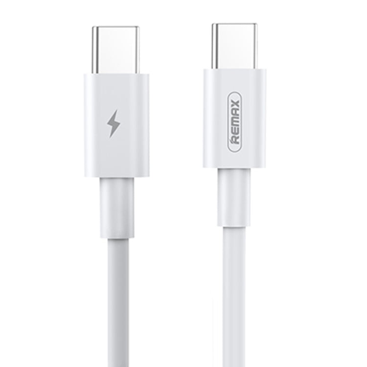 REMAX Marlik Series RC-175c PD 100W USB-C / Type-C to USB-C / Type-C Interface Fast Charging Data Cable, Cable Length: 1m (White) - USB-C & Type-C Cable by REMAX | Online Shopping UK | buy2fix