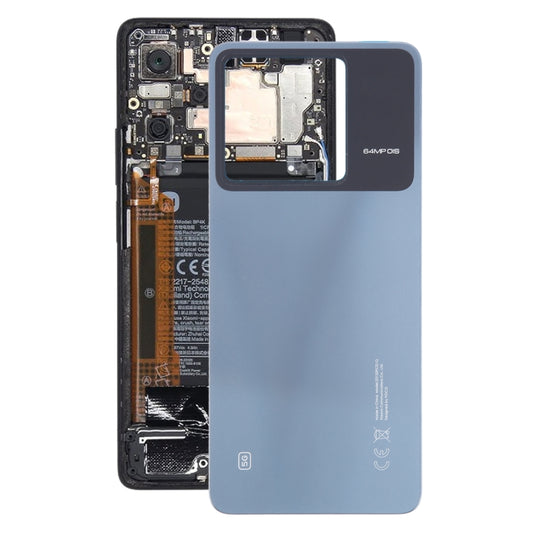 For Xiaomi Poco X6 Original Battery Back Cover(Blue) - Back Cover by buy2fix | Online Shopping UK | buy2fix