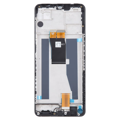 For ZTE Blade V50 Vita 8550 LCD Screen Digitizer Full Assembly with Frame (Black) - For ZTE by buy2fix | Online Shopping UK | buy2fix