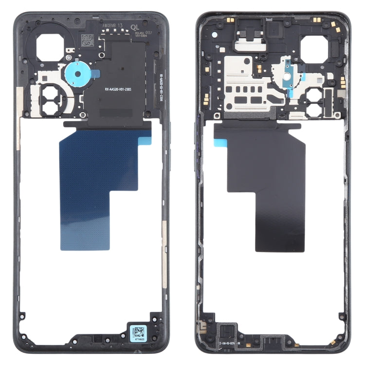 For OnePlus Nord CE 3 Lite Original Middle Frame Bezel Plate (Black) - Frame Bezel Plate by buy2fix | Online Shopping UK | buy2fix