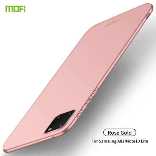 For Samsung Galaxy A81/Note10Lite MOFI Frosted PC Ultra-thin Hard C(Rose gold) - Galaxy Phone Cases by MOFI | Online Shopping UK | buy2fix