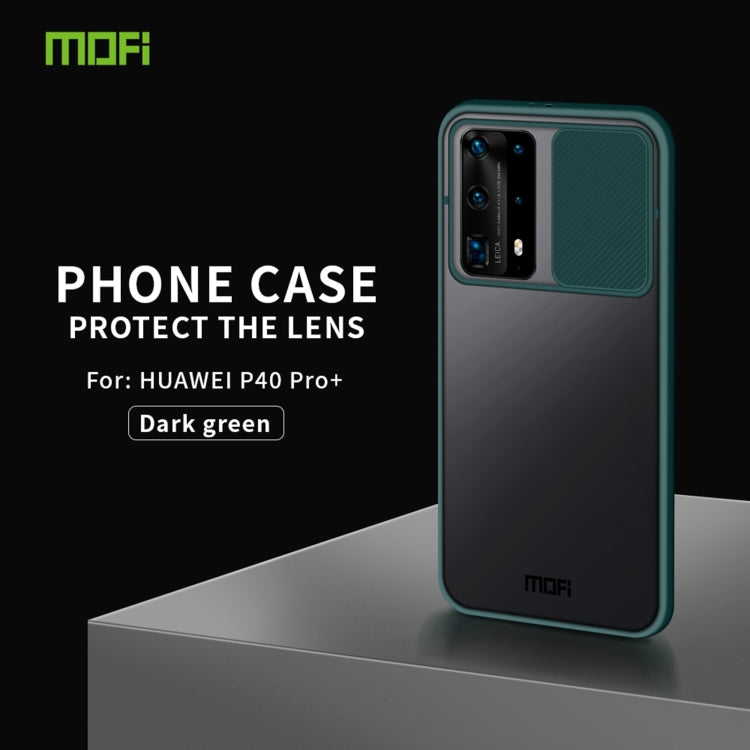 For Huawei P40 Pro+ MOFI Xing Dun Series PC + TPU Anti-peep Waterproof And Anti-drop All-inclusive Protective Shell, Translucent Frosted(Green) - Huawei Cases by MOFI | Online Shopping UK | buy2fix