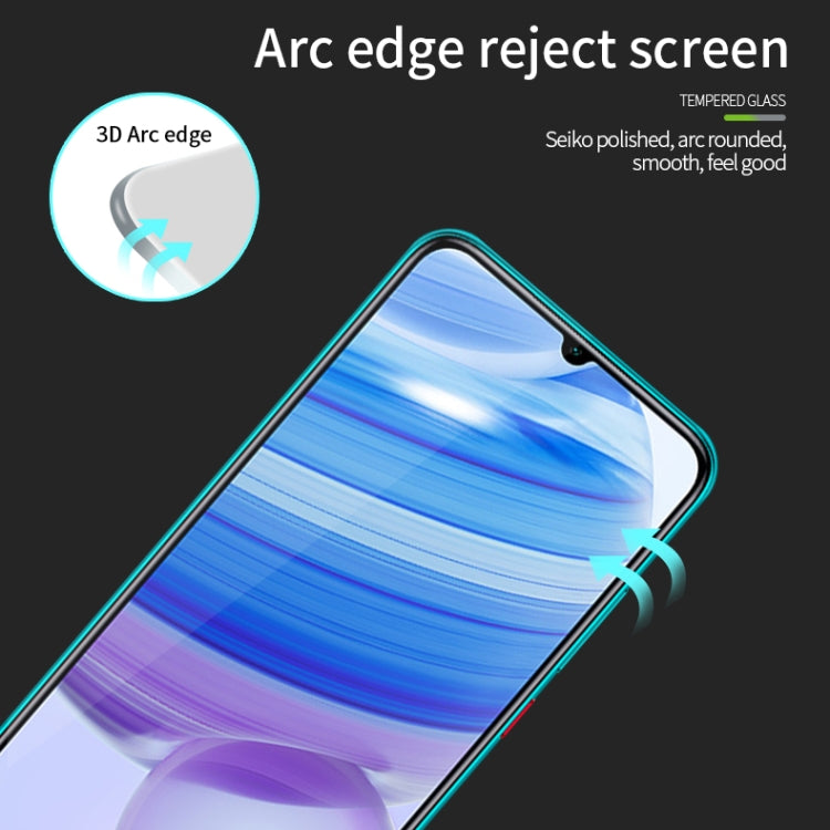 For Xiaomi Redmi 10X Pro PINWUYO 9H 3D Curved Full Screen Explosion-proof Tempered Glass Film(Black) -  by PINWUYO | Online Shopping UK | buy2fix
