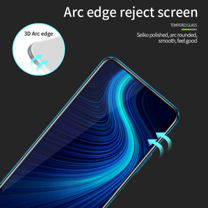 For Huawei Honor X10 PINWUYO 9H 3D Curved Full Screen Explosion-proof Tempered Glass Film(Black) - Honor Tempered Glass by PINWUYO | Online Shopping UK | buy2fix