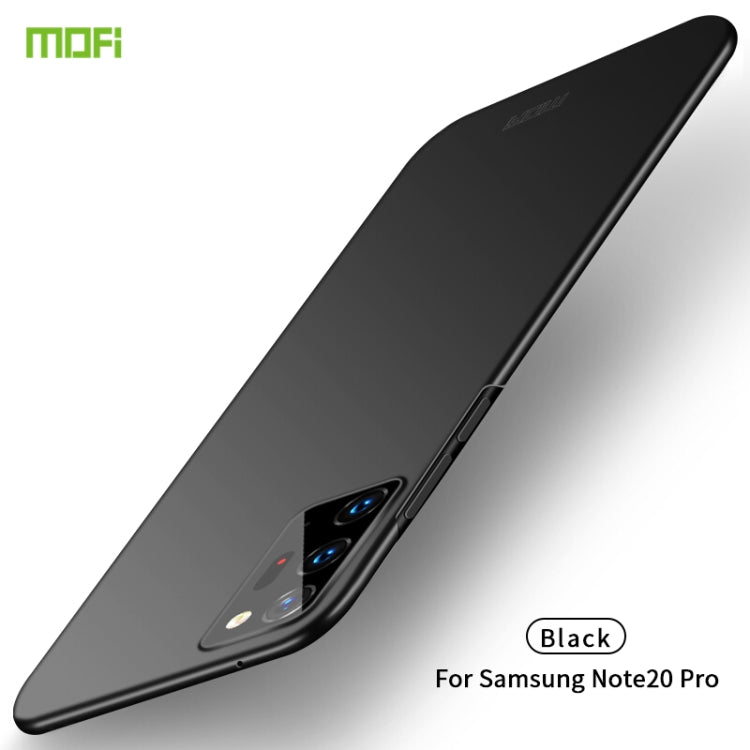 For Samsung Galaxy Note20 Ultra MOFI Frosted PC Ultra-thin Hard Case(Black) - Galaxy Note20 Ultra Cases by MOFI | Online Shopping UK | buy2fix