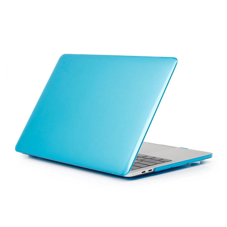 ENKAY Hat-Prince 3 in 1 For MacBook Pro 13 inch A2289 / A2251 (2020) Crystal Hard Shell Protective Case + Europe Version Ultra-thin TPU Keyboard Protector Cover + Anti-dust Plugs Set(Light Blue) - MacBook Pro Cases by ENKAY | Online Shopping UK | buy2fix