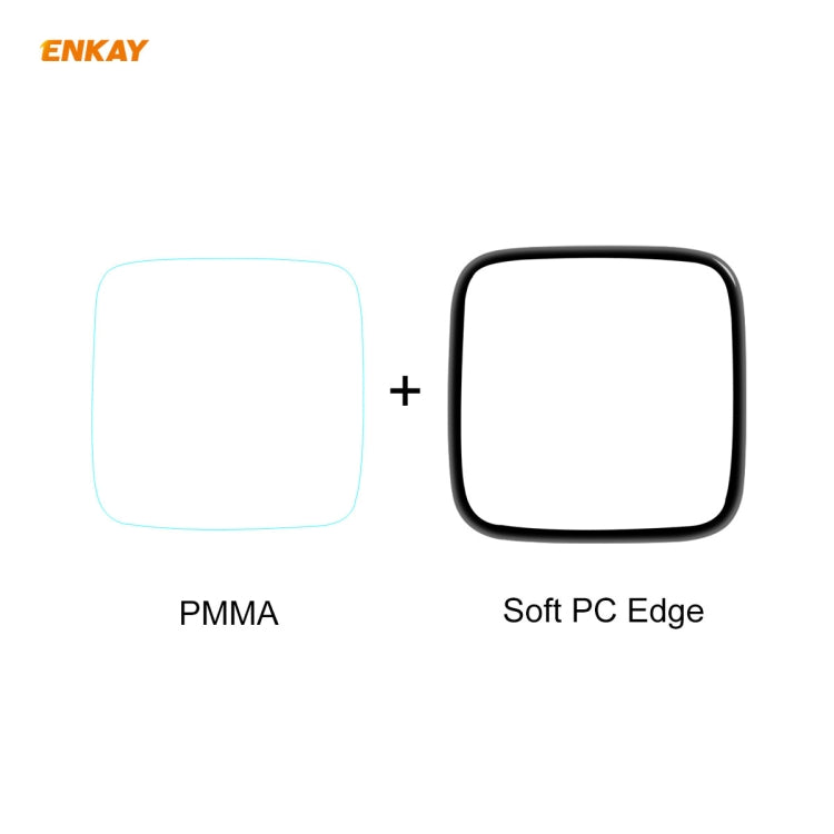 2 PCS For Fitbit Versa 3 / Fitbit Sense ENKAY Hat-Prince 3D Full Screen Soft PC Edge + PMMA HD Screen Protector Film - Screen Protector by ENKAY | Online Shopping UK | buy2fix