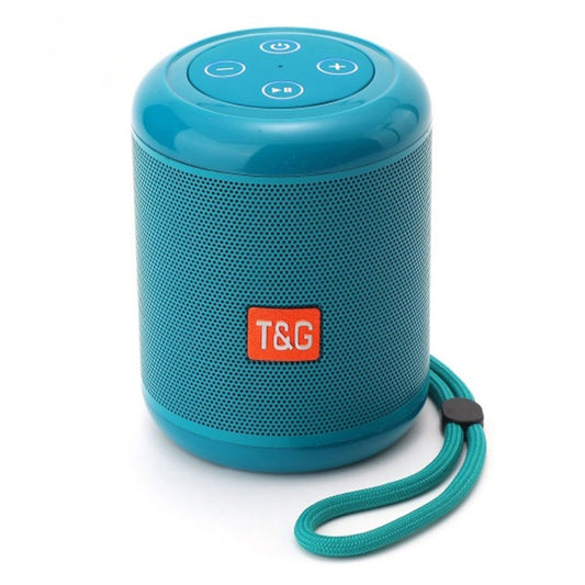 T&G TG519 TWS HiFi Portable Bluetooth Speaker Subwoofer Outdoor Wireless Column Speakers Support TF Card / FM / 3.5mm AUX / U Disk / Hands-free Call(Peacock Blue) - Desktop Speaker by T&G | Online Shopping UK | buy2fix