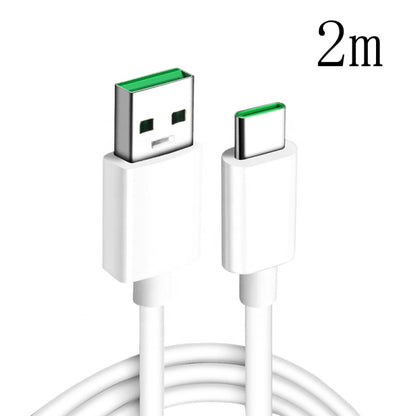 XJ-63 5A USB to Type-C Super Flash Charging Data Cable for OPPO, Cable Length:2m - USB-C & Type-C Cable by buy2fix | Online Shopping UK | buy2fix
