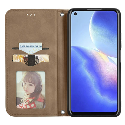 For Blackview A90 Retro Skin Feel Business Magnetic Horizontal Flip Leather Case with Holder & Card Slots & Wallet & Photo Frame(Brwon) - More Brand by buy2fix | Online Shopping UK | buy2fix