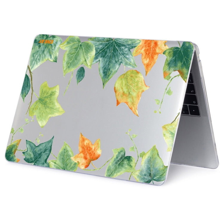 ENKAY Hat-Prince Forest Series Pattern Laotop Protective Crystal Case for MacBook Pro 14.2 inch A2442 2021/A2779 2023(Ivy Leaf Pattern) - MacBook Pro Cases by ENKAY | Online Shopping UK | buy2fix